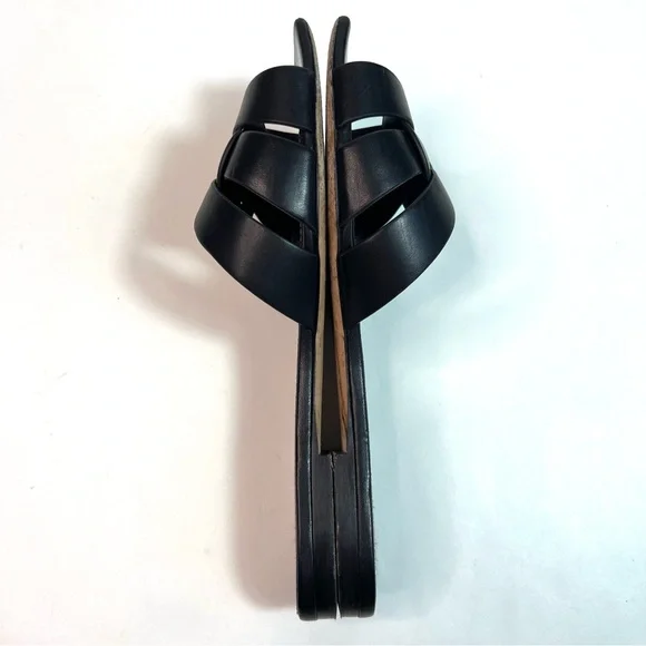 SAINT LAURENT Tribute Woven Leather Sandal Slides Black Size EU 38 - US 8 - Picture 11 of 15